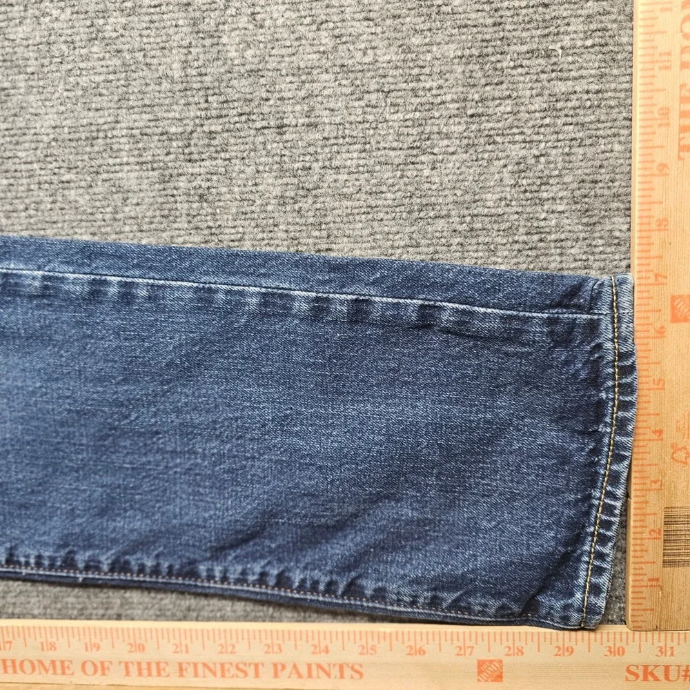 Abercrombie & Fitch Mens Straight Leg Blue Jeans 30x30 1F5343 Cotton Denim